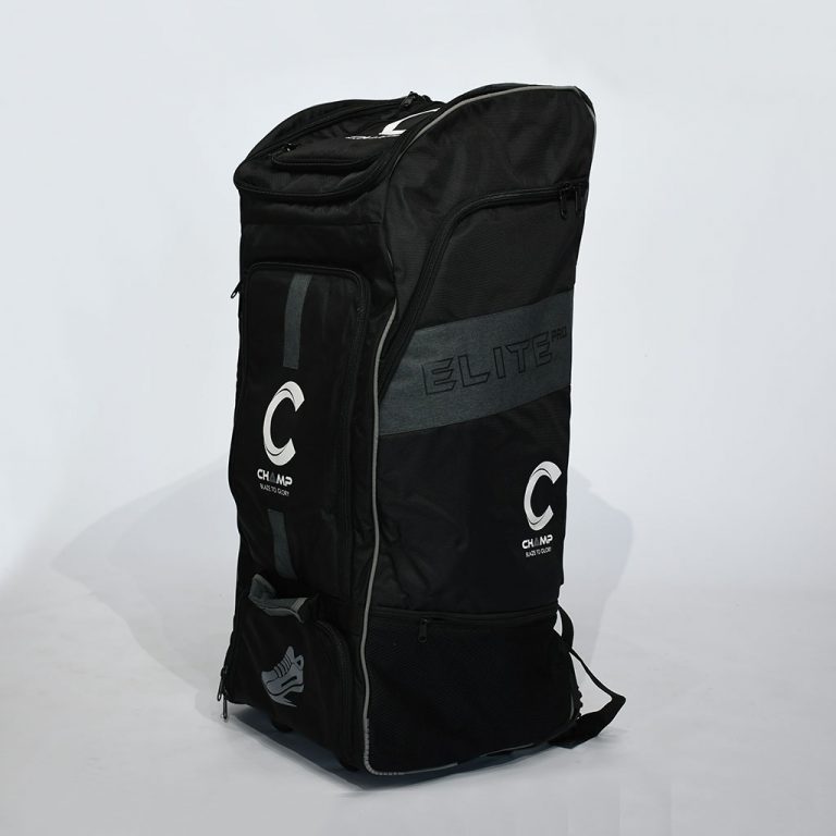 Champ ELITE PRO Duffle Wheelie Kit Bag Black and Grey Champ Sports SA