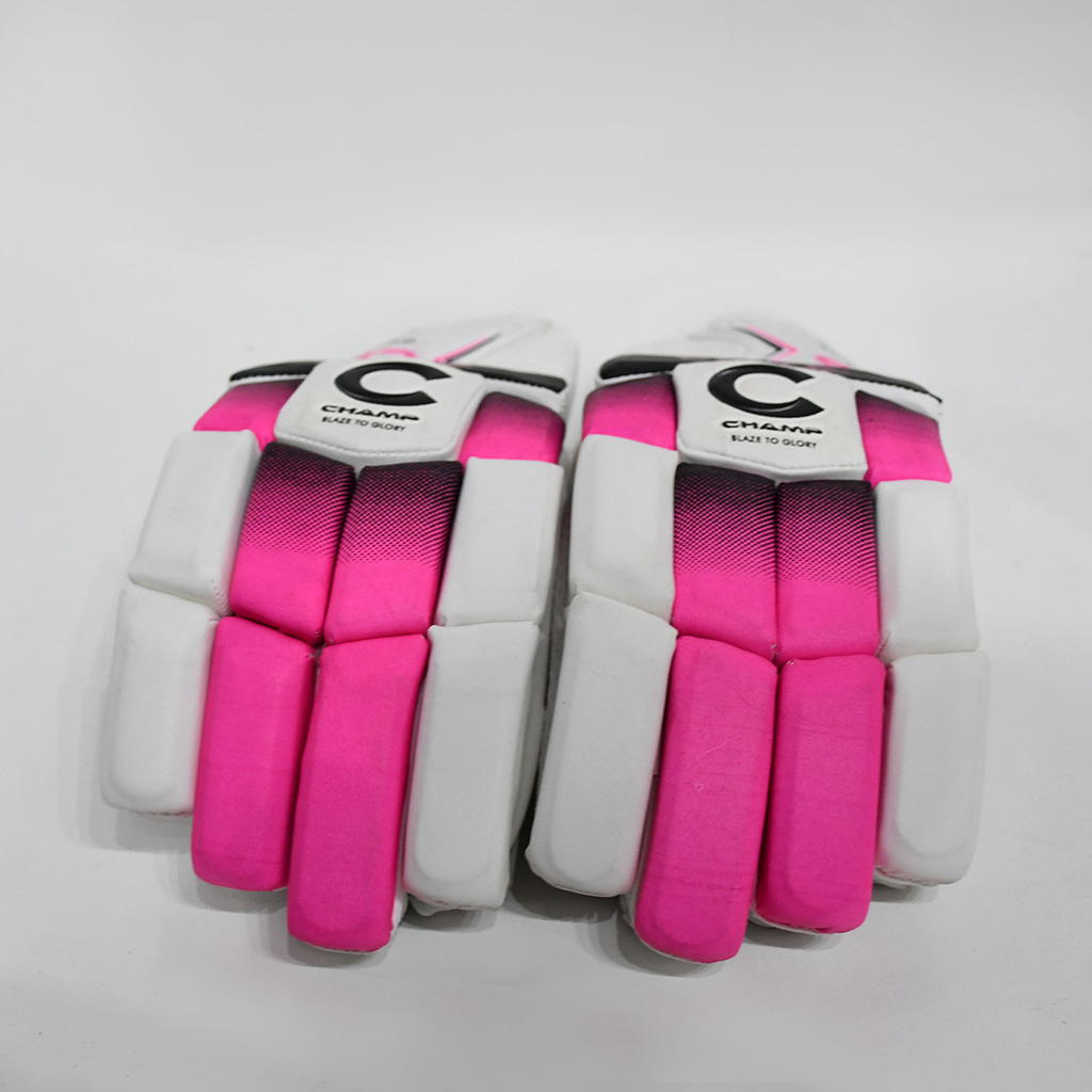 Champ Elite Edition Batting Gloves Pink White Black Junior RH Champ Sports SA