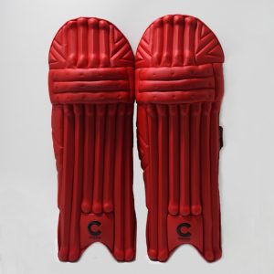 Champ Test Pro Batting Leg guard - Red - Adult / Large Adult