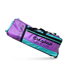 Champ Legend Wheelie Kit Bag - Senior - Purple/Turquoise