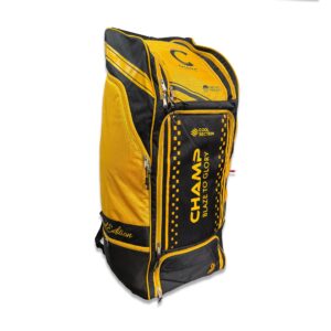 Champ Limited Edition Duffle Wheelie Kit Bag - Senior - Black and Yellow