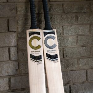 Champ Limited Edition English Willow SH - Grade 1 Players - Silver + OIL + KNOCKED + SCUFF SHEET + Binding Toe/Shoulder