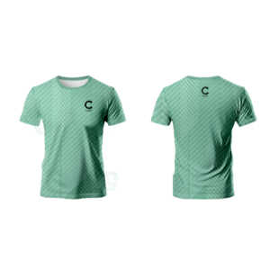Champ Training T- Shirt - Teal Abstract