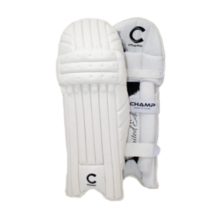 Champ Limited Edition - Light Weight - Batting Leg Guard - Black and White - L/Adult - Adult - Academy - Youth