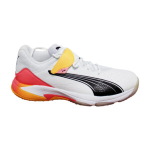 Puma Bowling 24.1- White Black Sun Stream Cricket Spikes