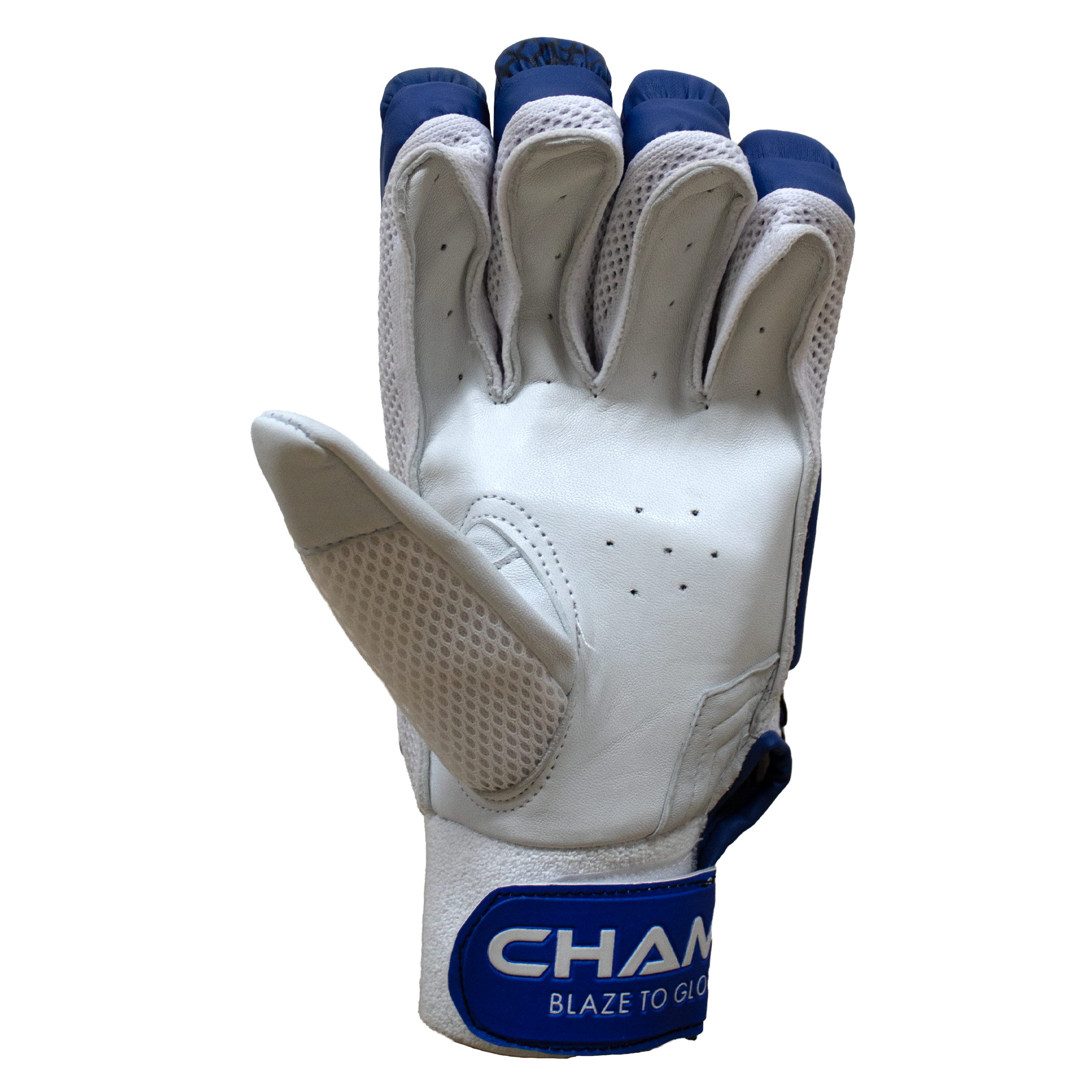 Champ Legend Batting gloves 26 - Royal Blue - Adult - Image 3
