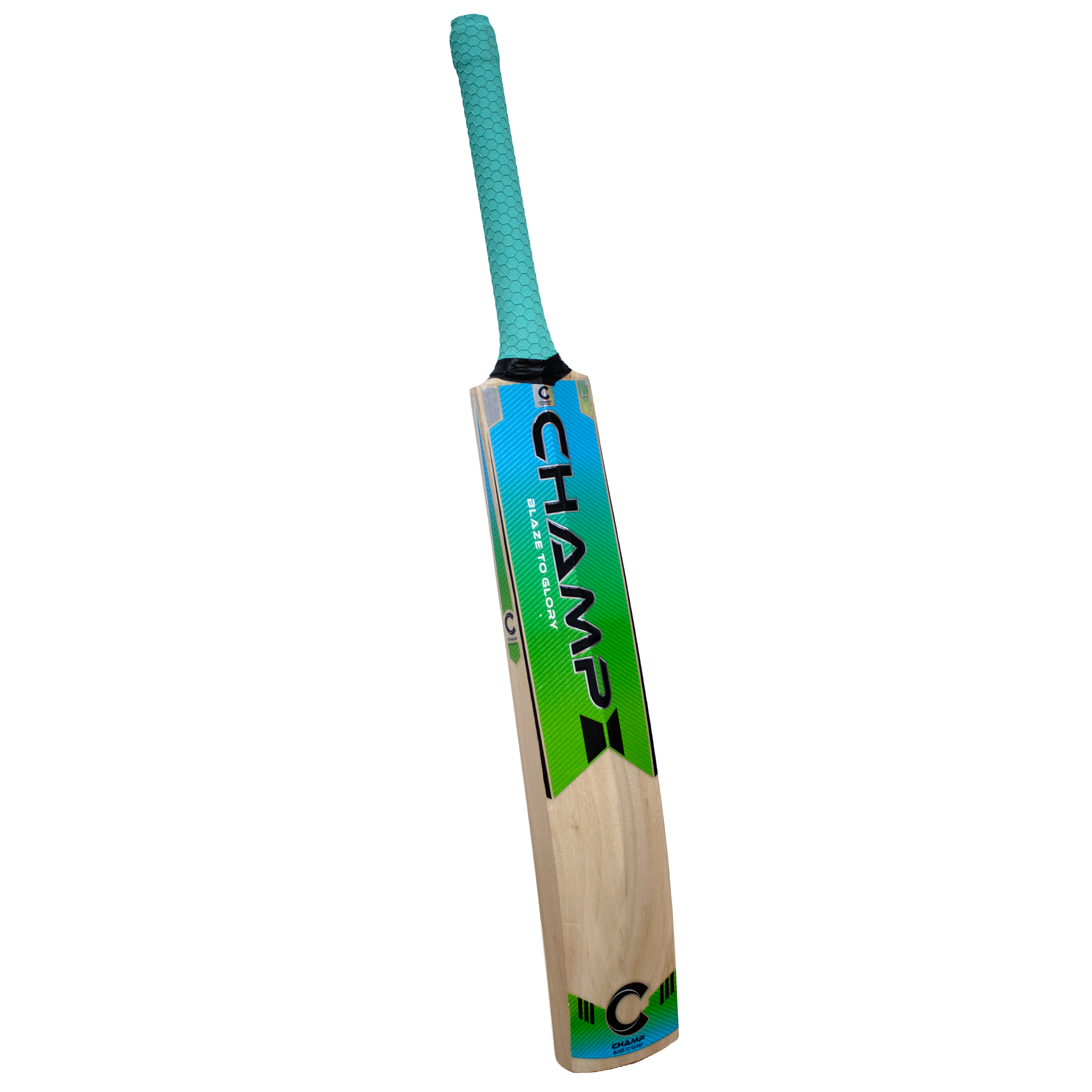 Champ Elite Cricket Bat - Blue and Green - SH