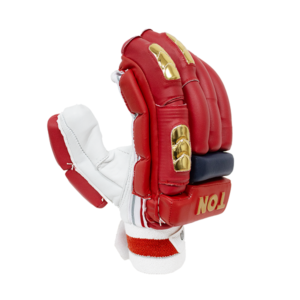 Ton IPL Series 2026 Cricket Batting Gloves - Adult - Red and Gold
